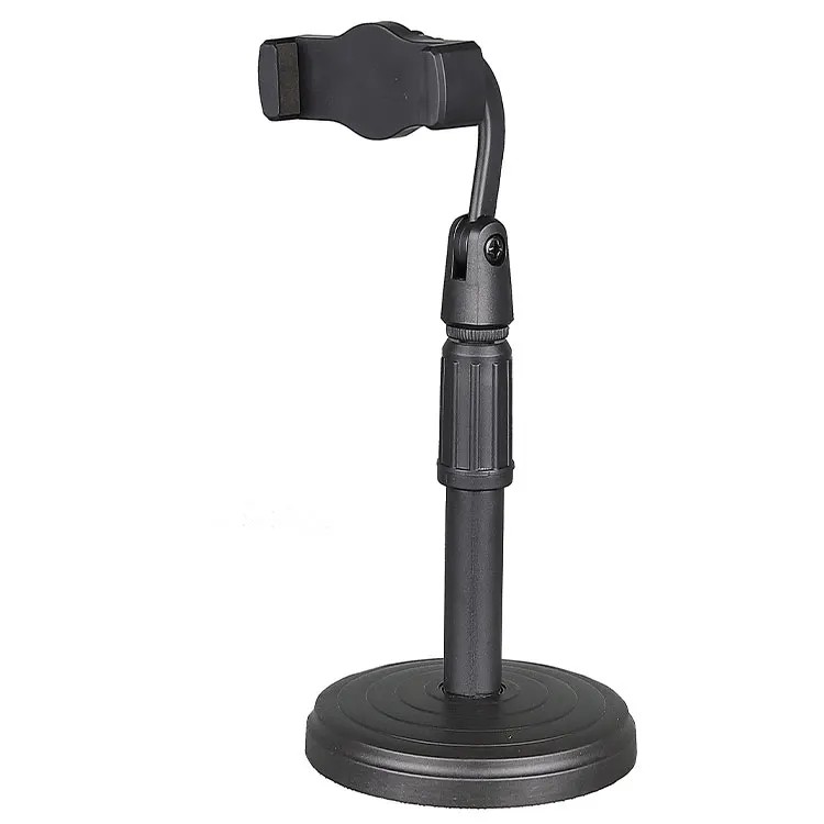 High Angle Shot Adjustable Portable Desktop Rotating Mobile Floor Adjustable Phone Holder Stand R-103