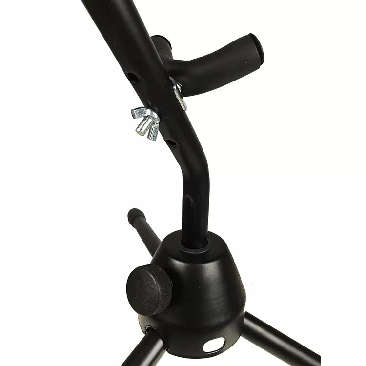 Black Color Metal Material Multifunction Alto Tenor Tripod Saxophone Stand GH-303