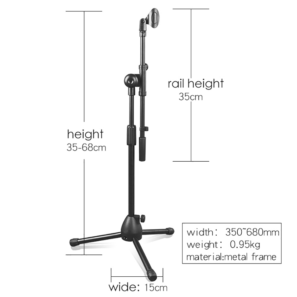 Factory Professional Stage Adjustable Metal Tripod Pro Microphone Stand GH-115