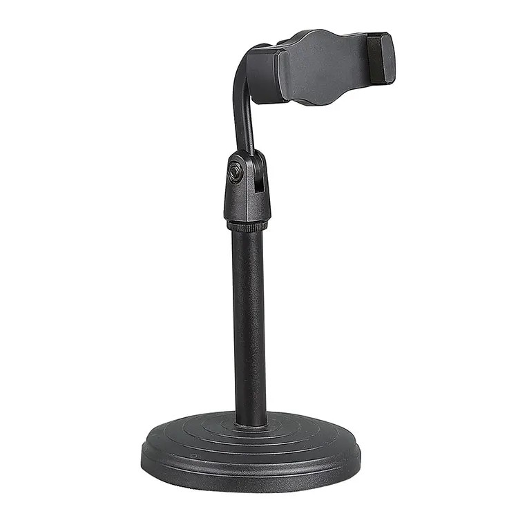 High Angle Shot Adjustable Portable Desktop Rotating Mobile Floor Adjustable Phone Holder Stand R-103