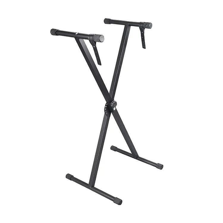 Heavy Duty Single X Stand Keyboard Musical Instrument Heavy Duty Keyboard Stand With Adjustable Aluminum Connector GH-561