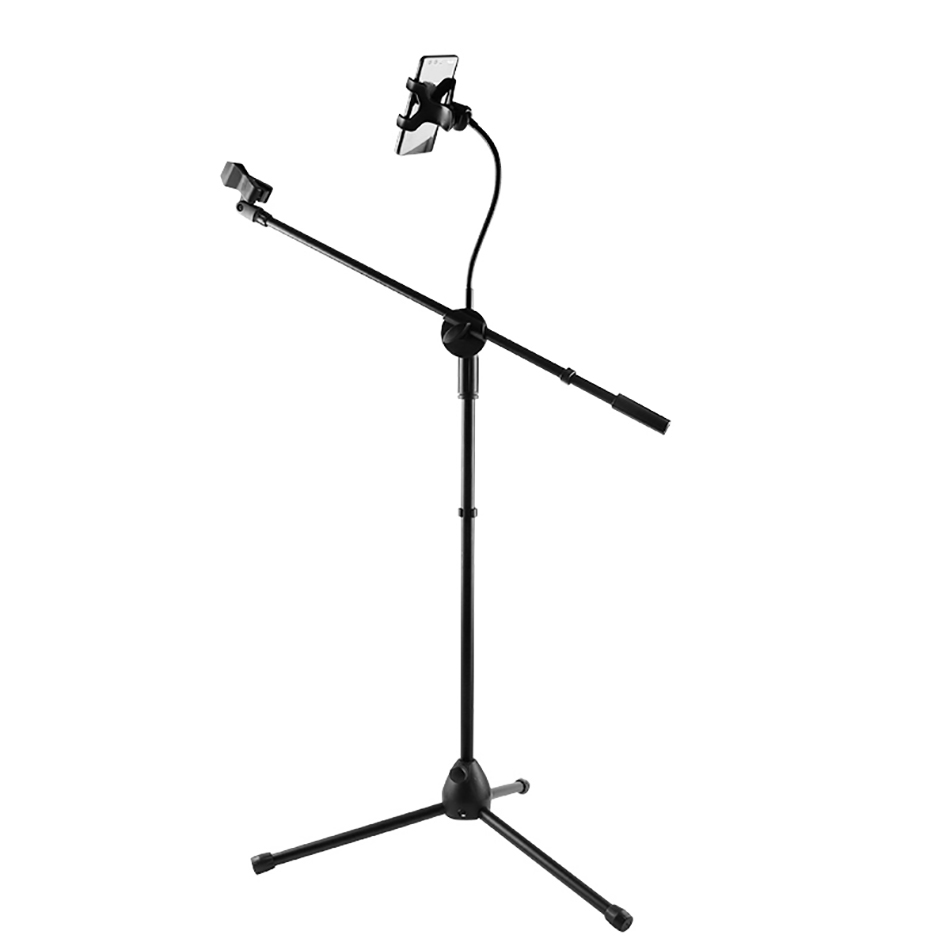 Tripod Studio Recording Flexible Swan Gooseneck Microphone Stand Neck Phone And Microphone Holder Stand GH-208