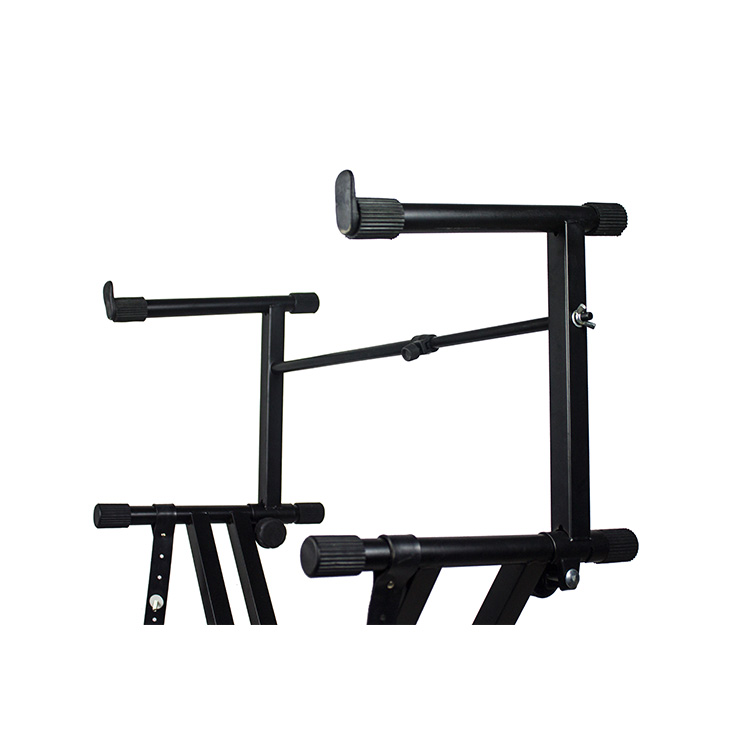 Musical Instrument Accessories Piano Double-x Adjustable Keyboard Stand With Handle Steel Telescopic Rod GH-531