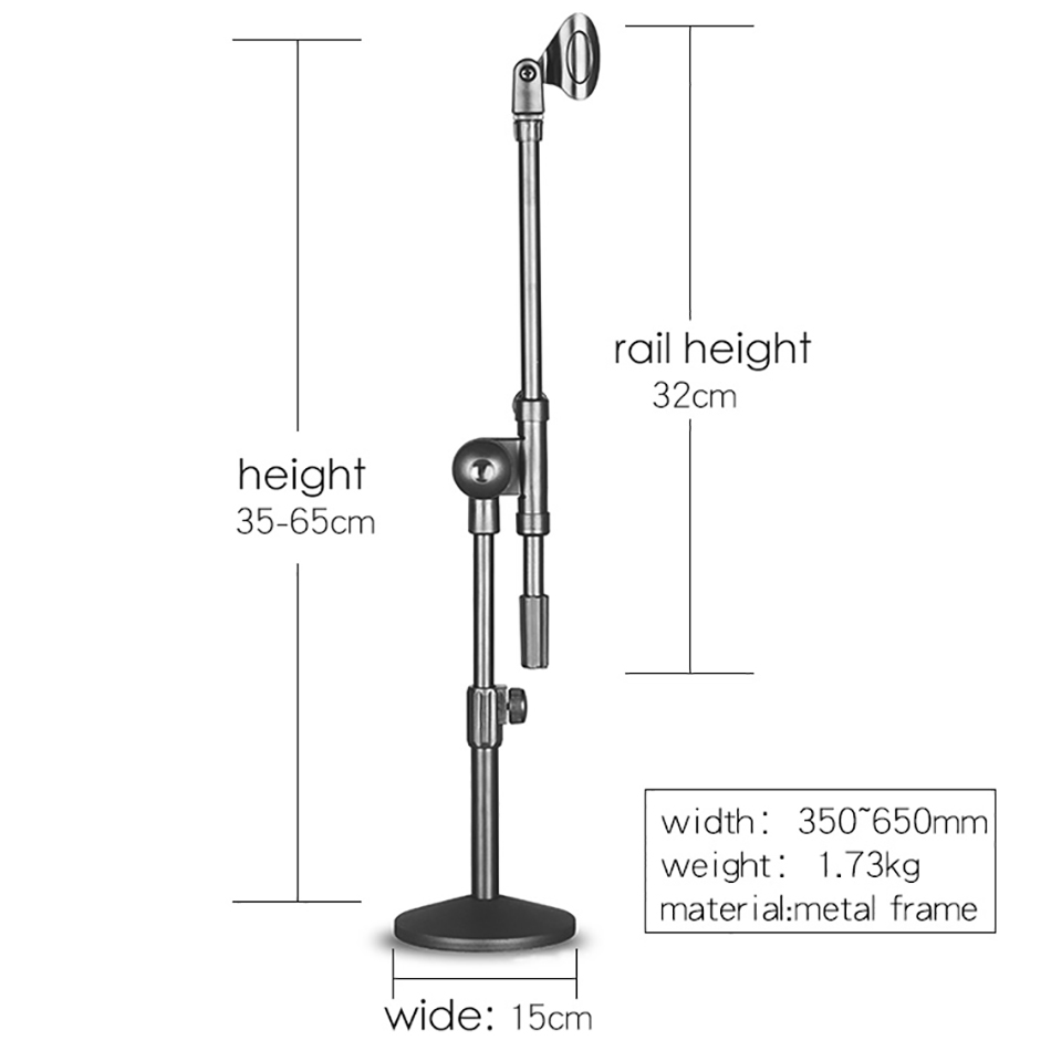 Manufacturers Supply Live Broadcast Accessories Lazy Bracket Desktop Custom Desktop Microphone Stand RX-113 