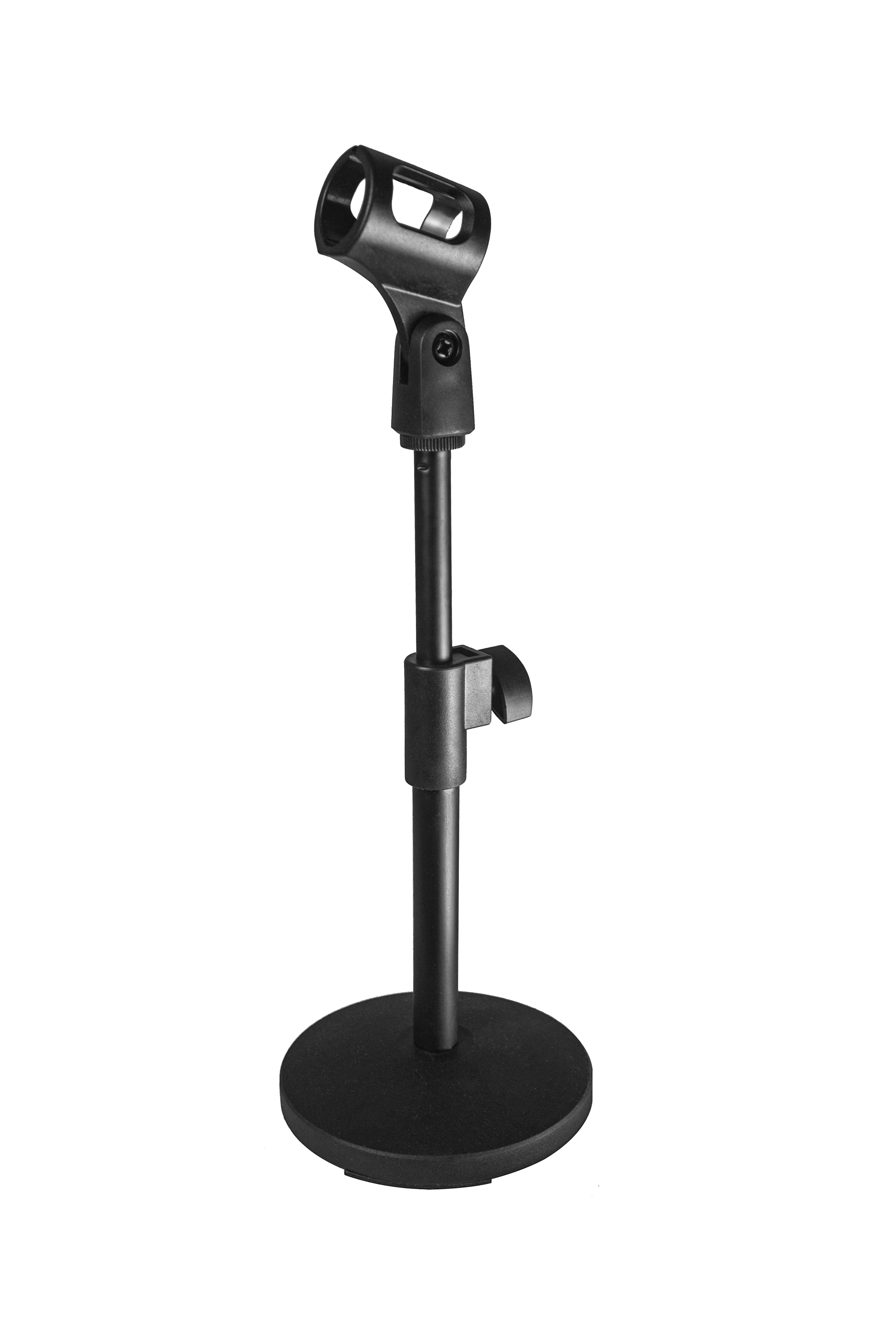 Wholesale Adjustable Plastic Euphonium Musical Accessories Desktop Round Base Table Microphone Stand RX-112