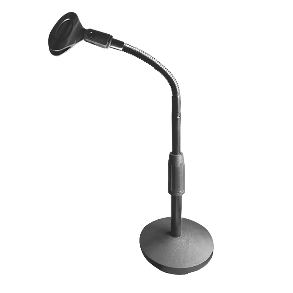 Round Base Flexible Material Adjustable Desktop Table Microphone Stand Microphone Stand For Table RX-116