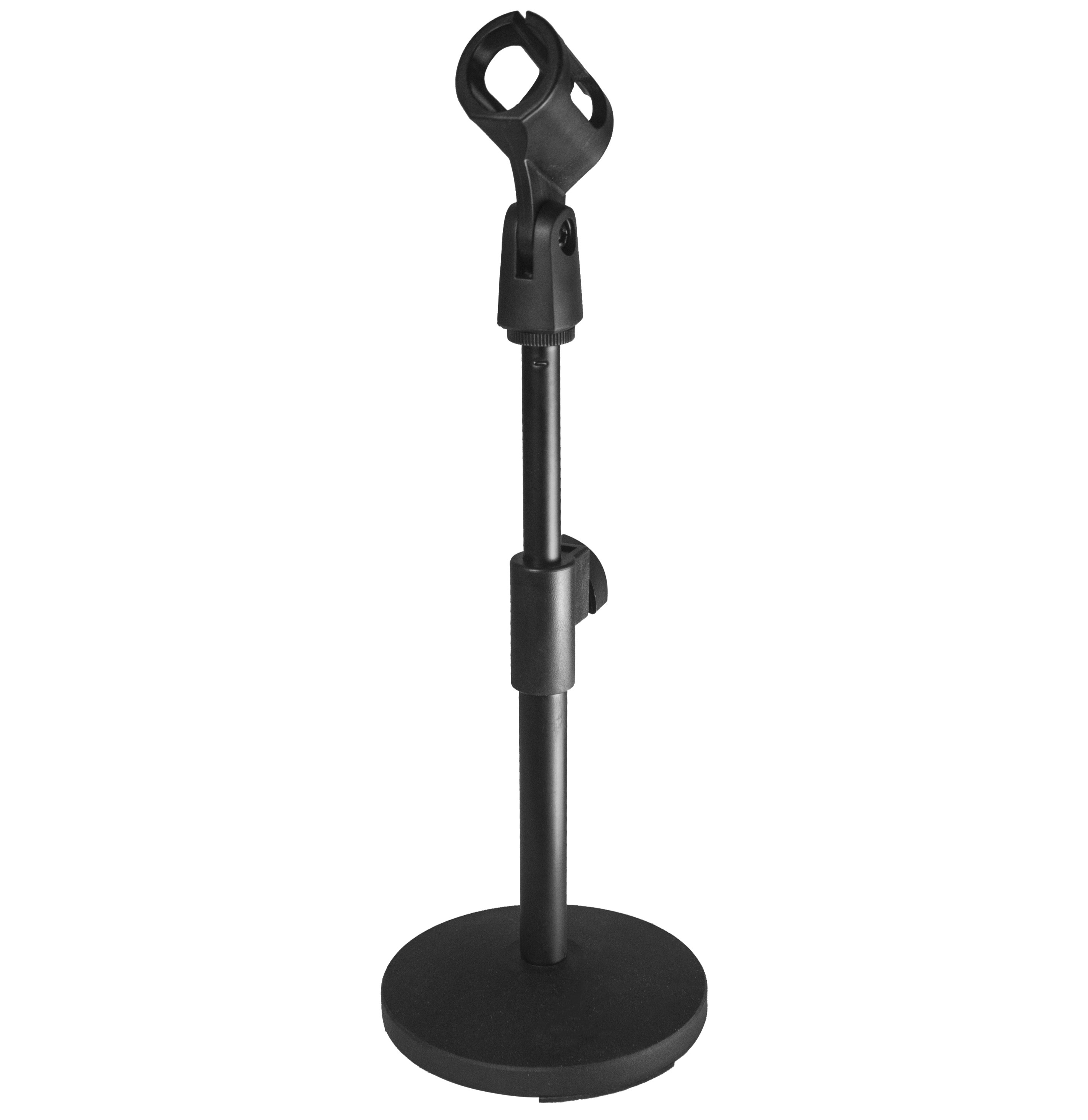 Wholesale Adjustable Plastic Euphonium Musical Accessories Desktop Round Base Table Microphone Stand RX-112