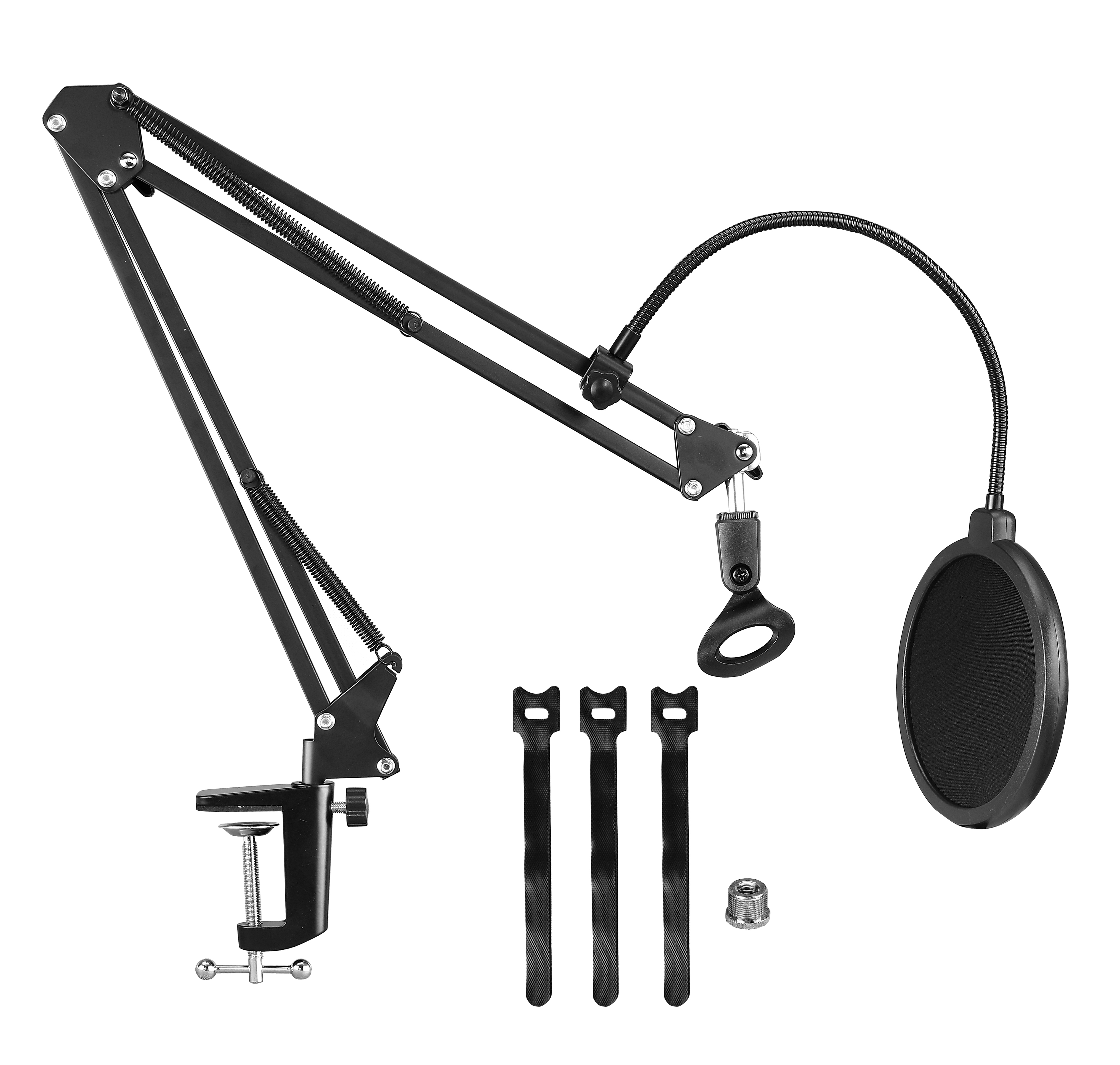 Adjustable Professional Singing Microphone Stand With Blowout Prevention Net NB-35 with pop filter 