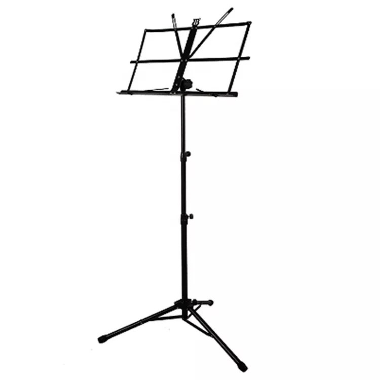 Multi-functional Durable Instrument Folding Height Adjustable Tripod Music Stand GH-523