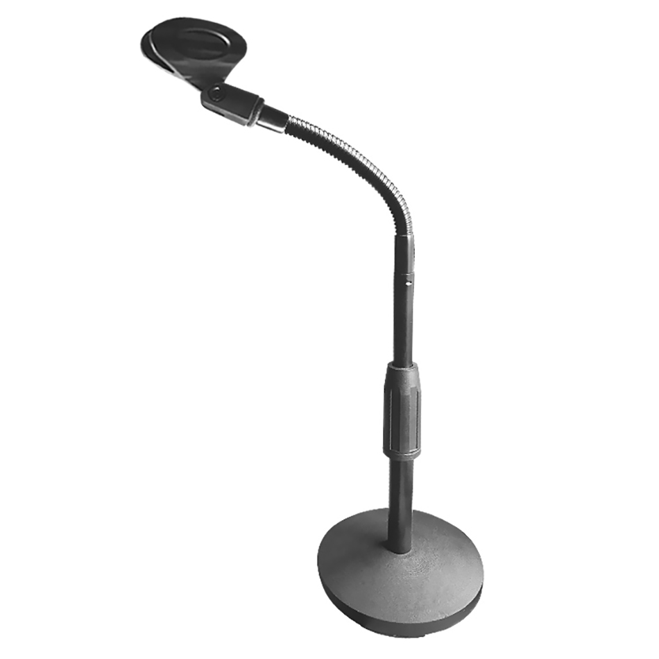 Round Base Flexible Material Adjustable Desktop Table Microphone Stand Microphone Stand For Table RX-116