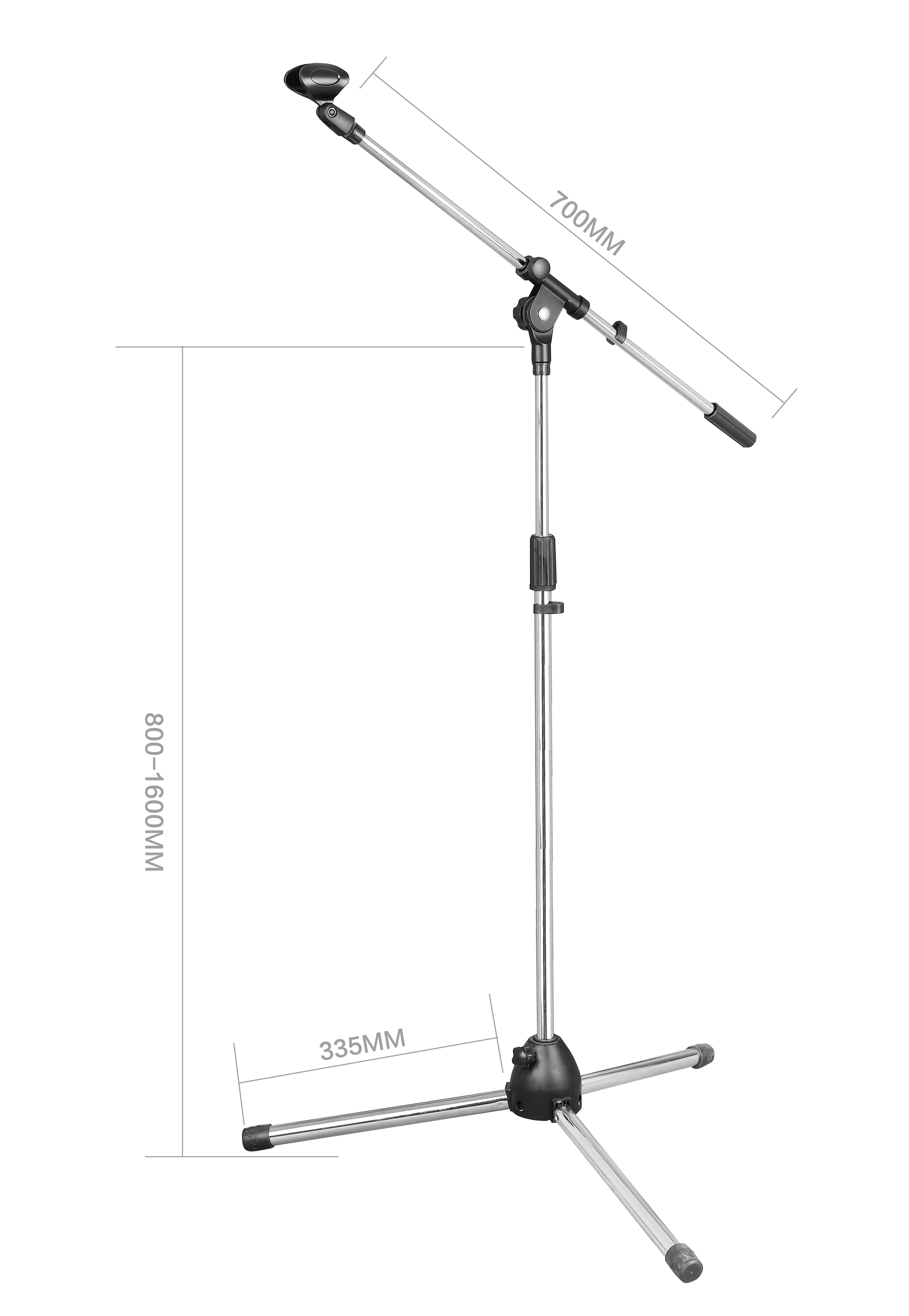 Professional Telescopic Flexible Stage Studio Floor Microphone Stand GH-210S